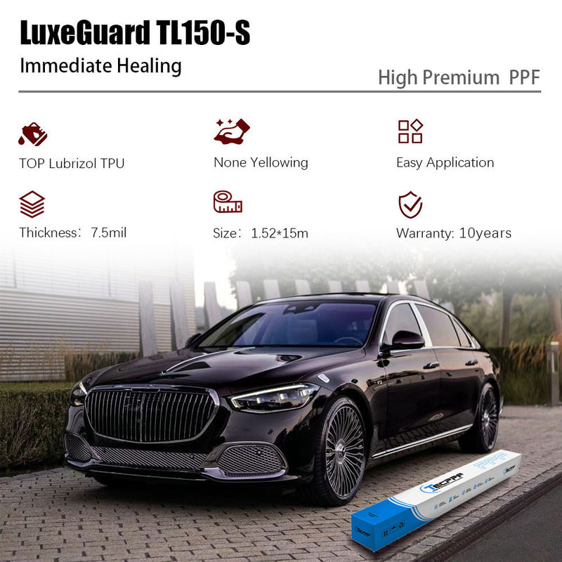 Instant Healing Gloss Clear Protective Film 7.5mil PPF Ppf Film For Car