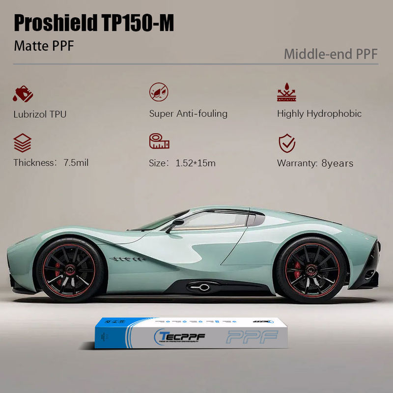 High Protection Matte Paint Protection Film 1.52x15m 7.5mil PPF Protective Car Wrap