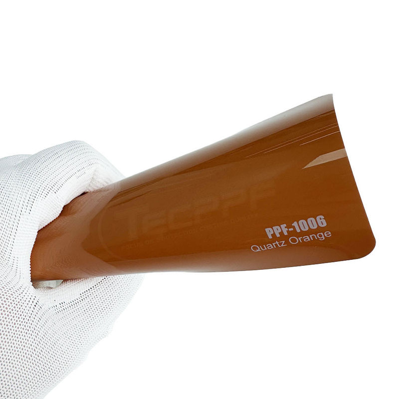 PPF-1006 Quartz Orange Ppf Car Wrap 8mil Colour Change Paint Protection Film