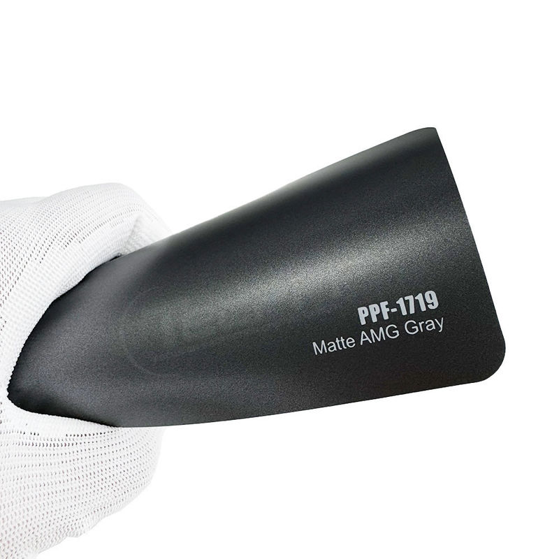 1.52x16m / 60inchx53ft PPF-1719 Matte AMG Gray Colour Change Paint Protection Film 8mil Thickness Colour