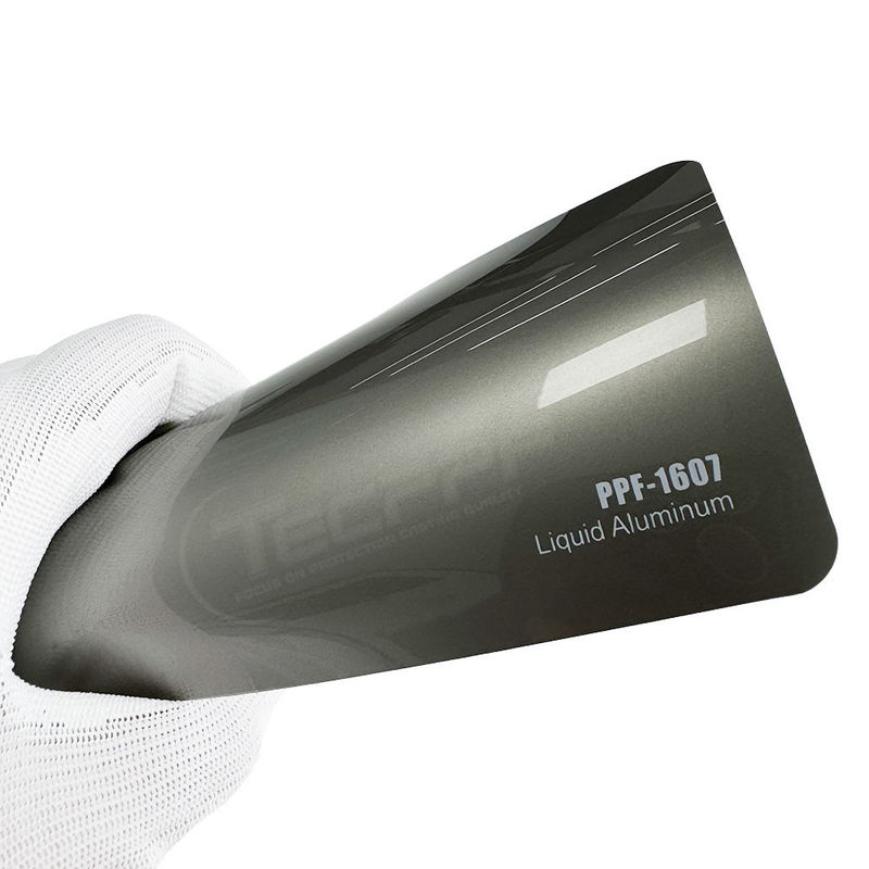 Polymeric Hydrophobic Layer Liquid Aluminum Colour 8mil Colour Change Paint Protection Film with Heat Healing