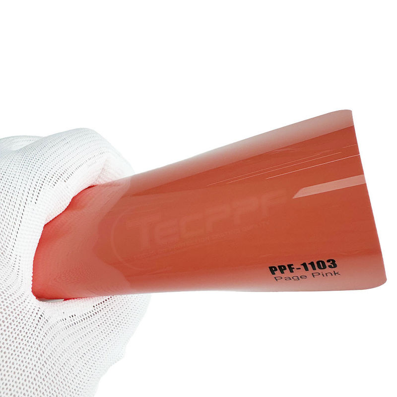 8mil Thickness Heat Healing Page Pink Colour Change Paint Protection Film Car Ppf Wrap