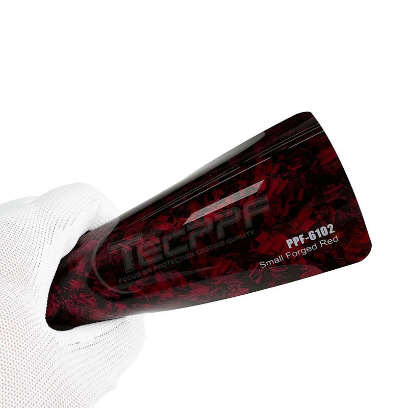 automotive Small Forged Red Paint Protection Film 8mil Rock Chip Protection ppf film for car