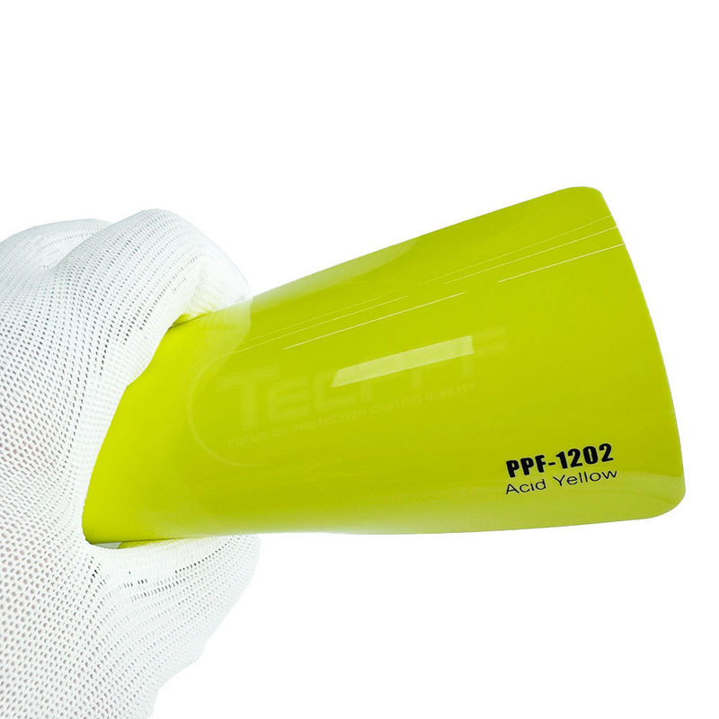Acid Yellow Colored Ppf 8mil Thickness Ashland Glue Heat Healing Glue