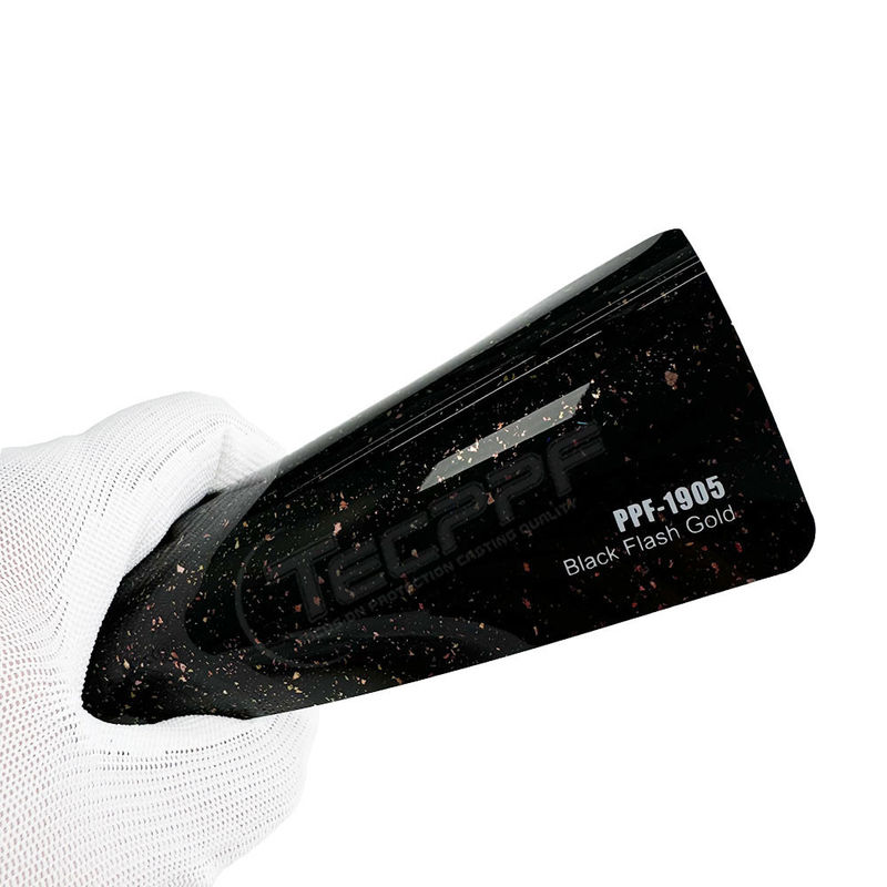 Automotive Black Flash Gold Colour Color Paint Protection Film 8mil