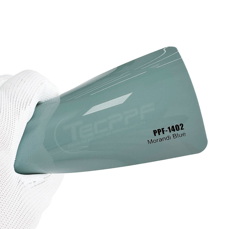PPF-1402 Morandi Blue Color Paint Protection Film Professional Grade