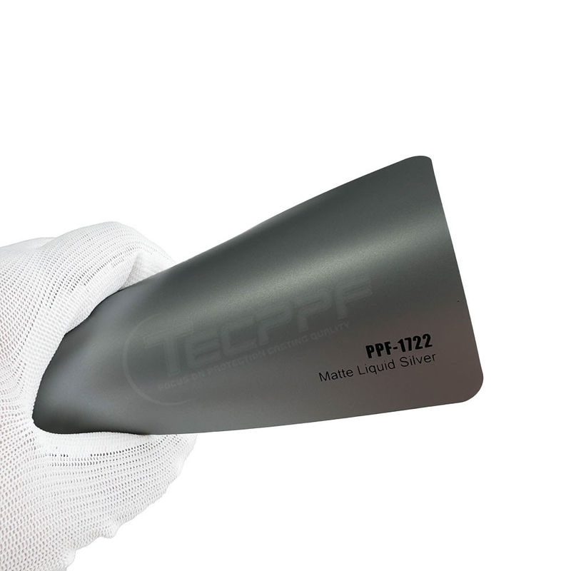 PPF-1722 Matte Liquid Silver Color Paint Protection Film chemical-resistant