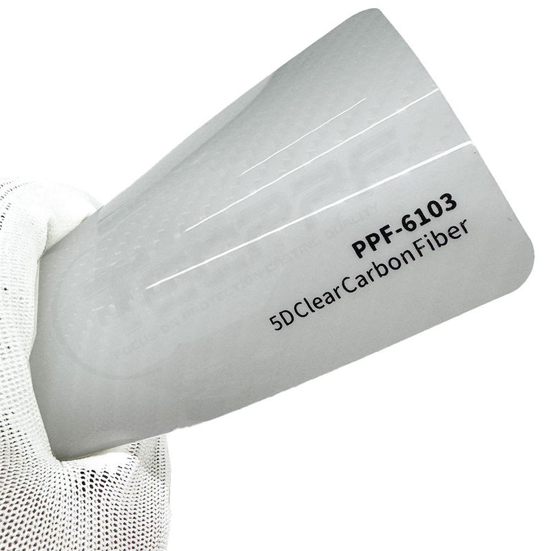 PPF-6103 Clear Carbon Fiber Paint Protection Film PPF 8mil Color PPF