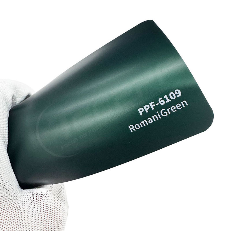 PPF-6109 Romani Green Color Paint Protection Film Professional-Grade