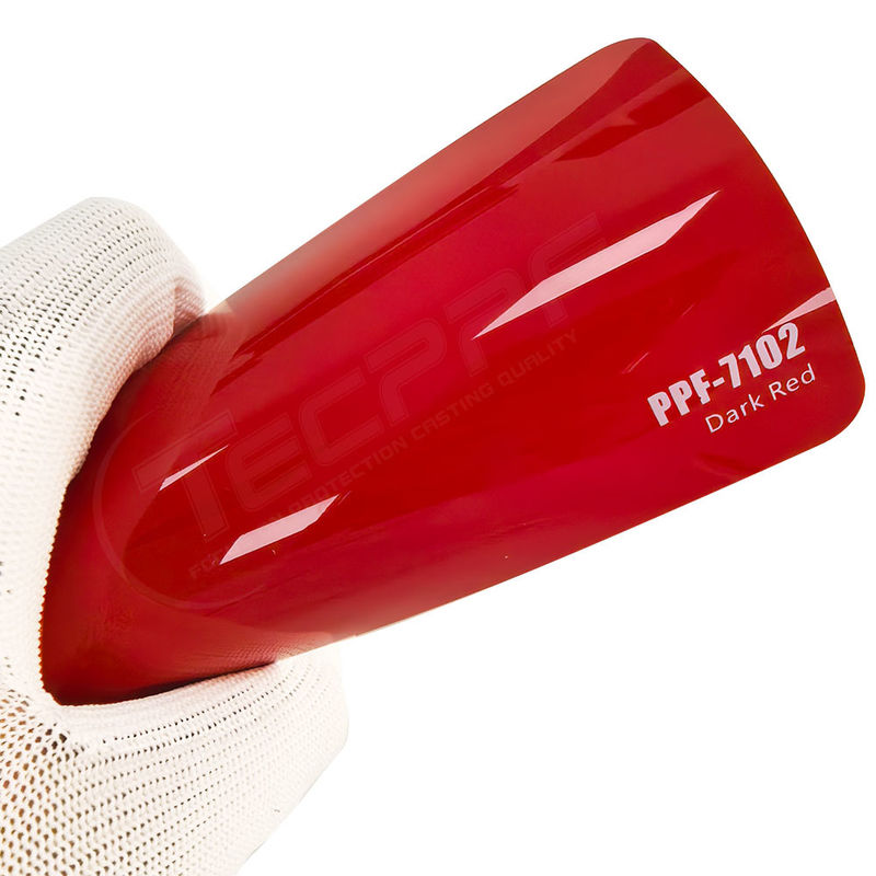 PPF-7102 Dark Red Color Paint Protection Film For Car Scratch