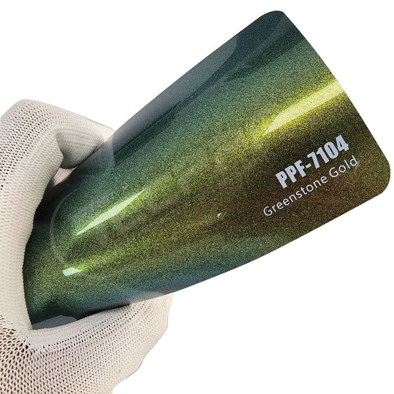 PPF-7104 Greenstone Gold Color Paint Protection Film For Car Scratch