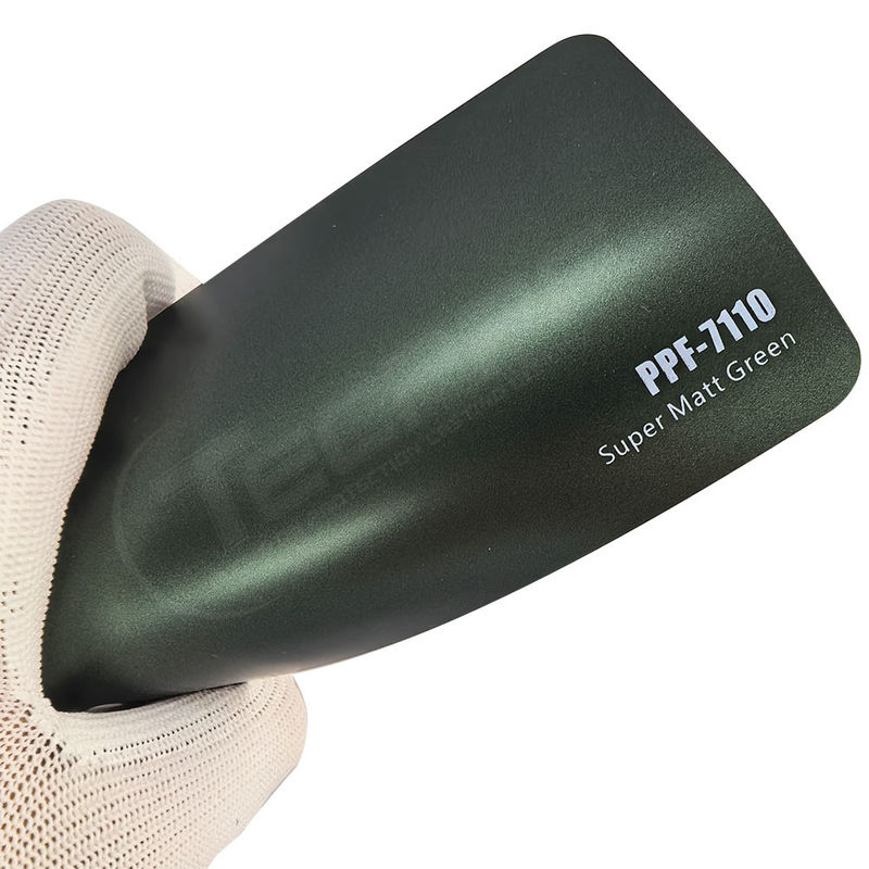 PPF-7110 Super Matt Green Color Paint Protection Film For Car Scratch