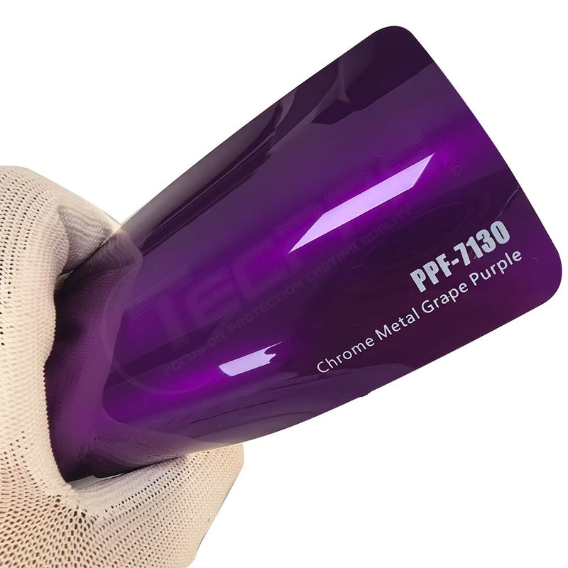 PPF-7130 Chrome Metal Grape Purple Color Paint Protection Film For Car Scratch