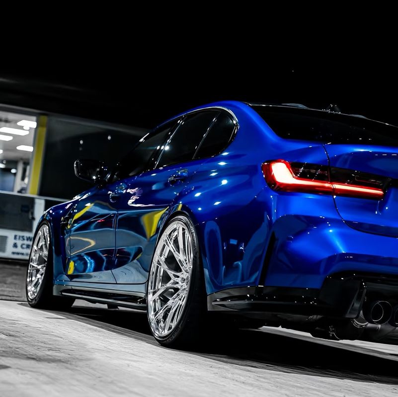 PPF-7136 Super Chrome Nile Blue Color Paint Protection Film For Car Scratch