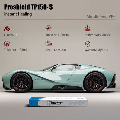 TP150-S Gloss Paint Protection Film Instant Healing 7.5mil PPF Clear Bra For Car