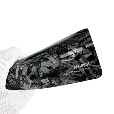 Forged Carbon Silver Paint Protection Film 8mil Rock Chip Protection Film