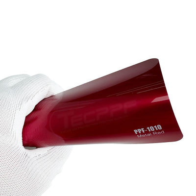 PPF-1010 Metal Red Colour Car Ppf Coating 8mil Colour Change Paint Protection Film