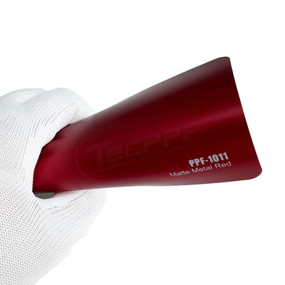 PPF-1011 Matte Metal Red Colour 8mil Colour Change Paint Protection Film