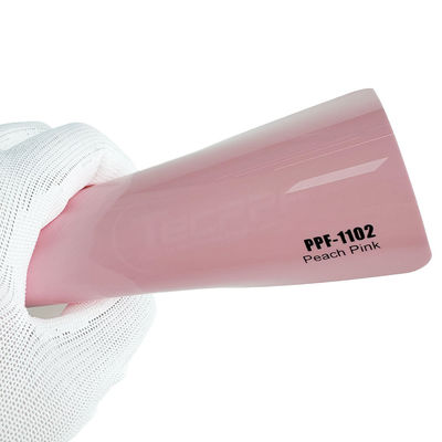 8mil Colour Change Paint Protection Film Peach Pink Colour Heat Healing 1.52x16m