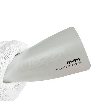 Polymeric Hydrophobic Layer Matte Ceramic White Colour 8mil Colour Change Paint Protection Film 1.52x16m / 60inchx53ft