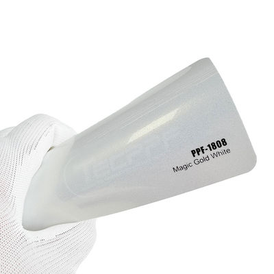 8mil Colour Change Paint Protection Film Magic Gold White Colour 1.52x16m / 60inchx53ft Heat Healing 60inchx53ft