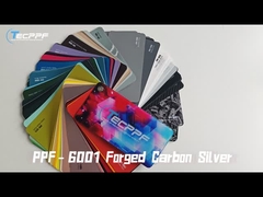 Forged Carbon Silver Paint Protection Film 8mil Rock Chip Protection Film